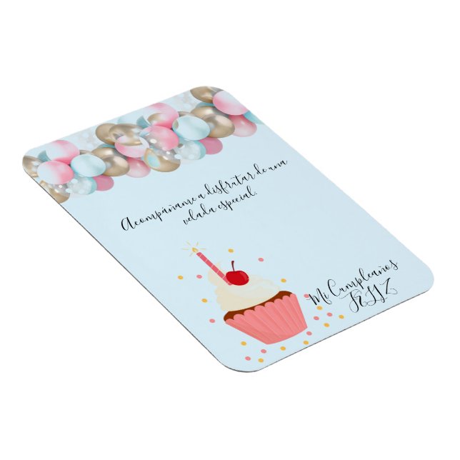 beautiful Invitation of festejo Magnet (Right Side)