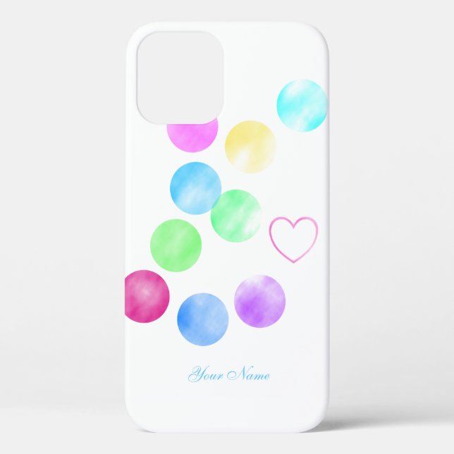 Beautiful iPhone Cover with Your Name (Back)