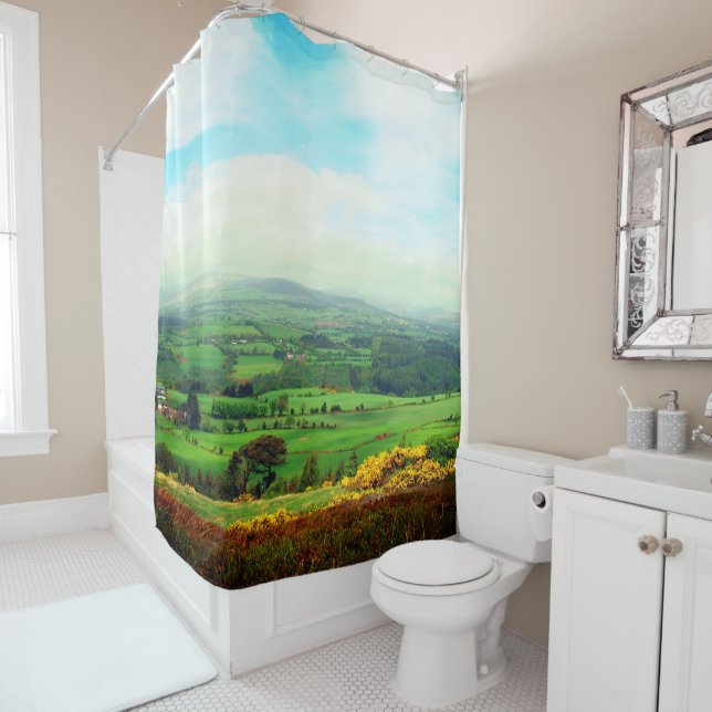 Beautiful Ireland Countryside Shower Curtain (In Situ)