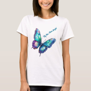 Beautiful iridescent shimmering butterfly T-Shirt