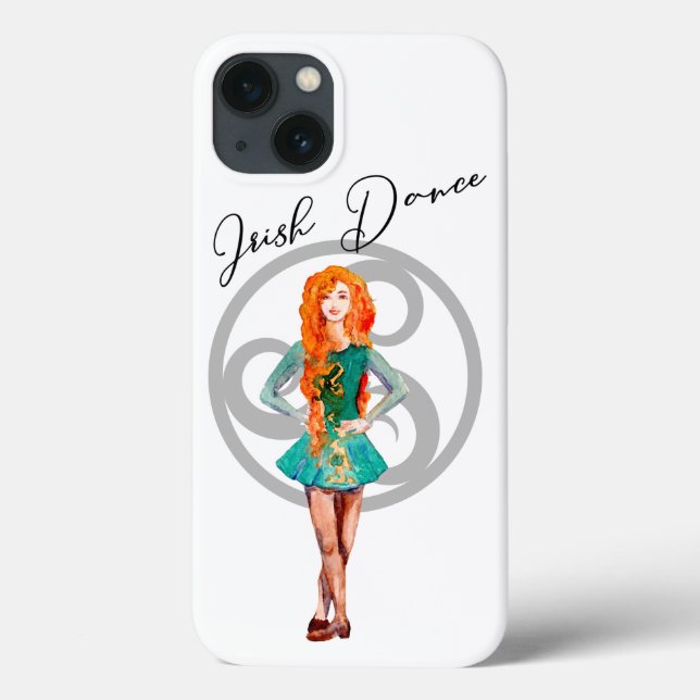 Beautiful Irish Dance Hard Shoe and Celtic Knot Case-Mate iPhone Case (Back)