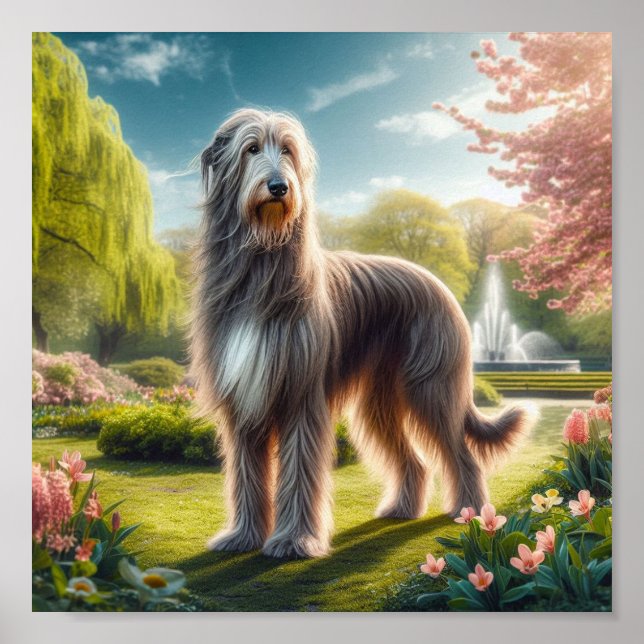 beautiful Irish Wolfhound Poster (Front)