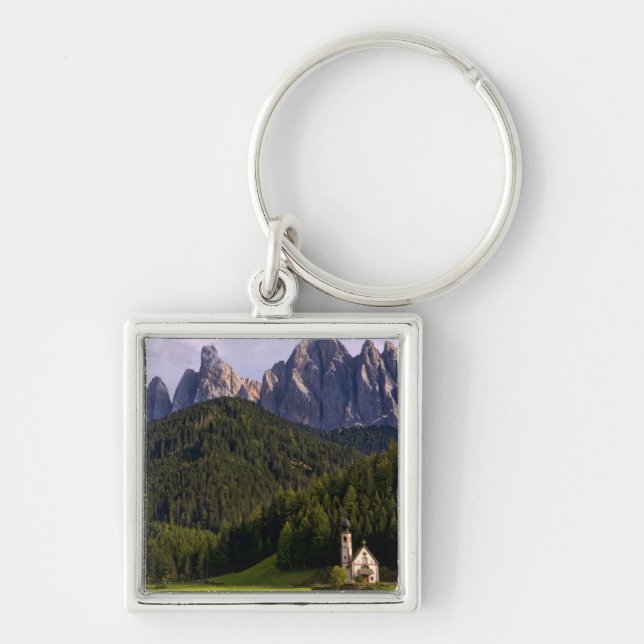 Beautiful isolated lonely church called Rainui 2 Key Ring (Front)