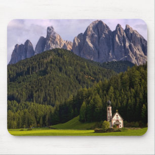 Beautiful isolated lonely church called Rainui 2 Mouse Mat