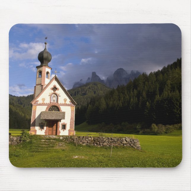 Beautiful isolated lonely church called Rainui Mouse Mat (Front)