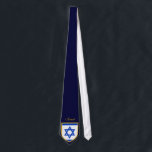 Beautiful Israel Flag Tie<br><div class="desc">Israel Flag Tie. *You can customise colour and text.</div>