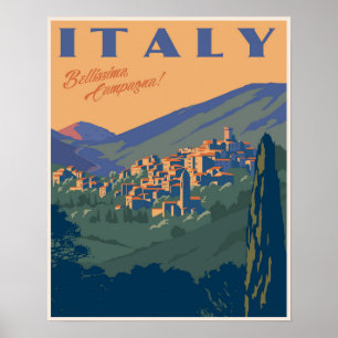 Beautiful Italian Countryside Poster