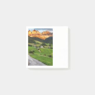 Beautiful Italian Mountain Valley Post-it Notes