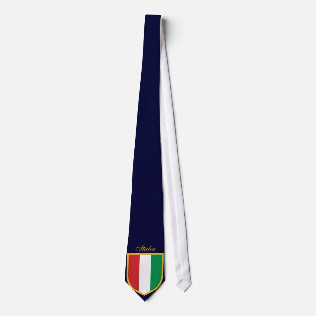 Beautiful Italy Flag Tie (Front)