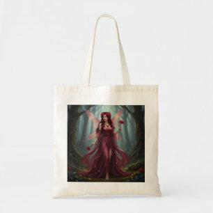 Beautiful January Garnet Fairy Tote Bag
