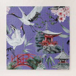 Beautiful Japanese Bird Jigsaw Puzzle