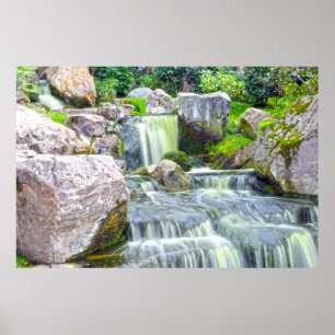 Beautiful Japanese Garden Image Poster