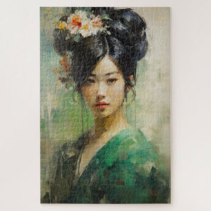 Beautiful Japanese girl   Jigsaw Puzzle