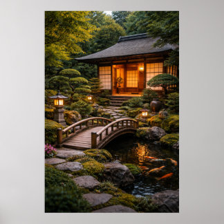 Beautiful Japanese Home & Garden Poster