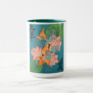 Beautiful Japanese Koi Fish Mug