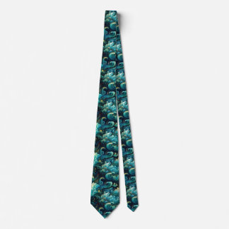 Beautiful Japanese-style cloud Ukiyo-e Tie