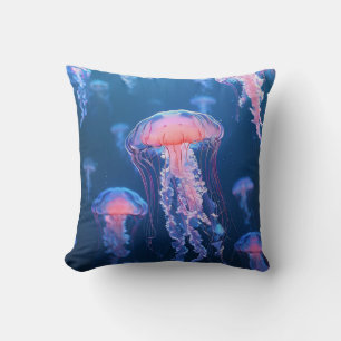 Beautiful Jellyfish Cushion