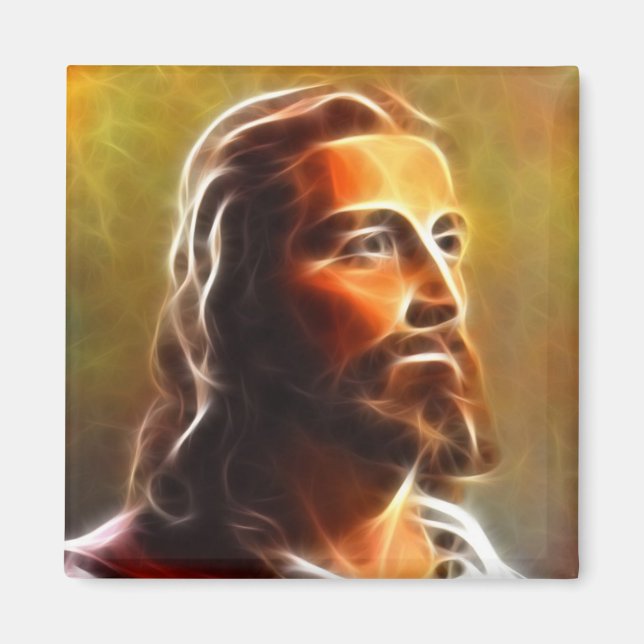 Beautiful Jesus Portrait Magnet (Front)