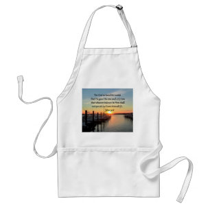 BEAUTIFUL JOHN 3:16 SUNSET PHOTO DESIGN STANDARD APRON