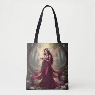 Beautiful July Ruby Fairy Tote Bag