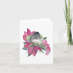 Beautiful Junco Watercolor Note Card