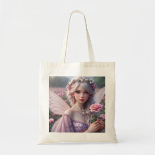 Beautiful June Fairy in Roses Tote Bag