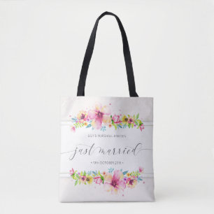 Beautiful Just Married Wedding   Tote Bag