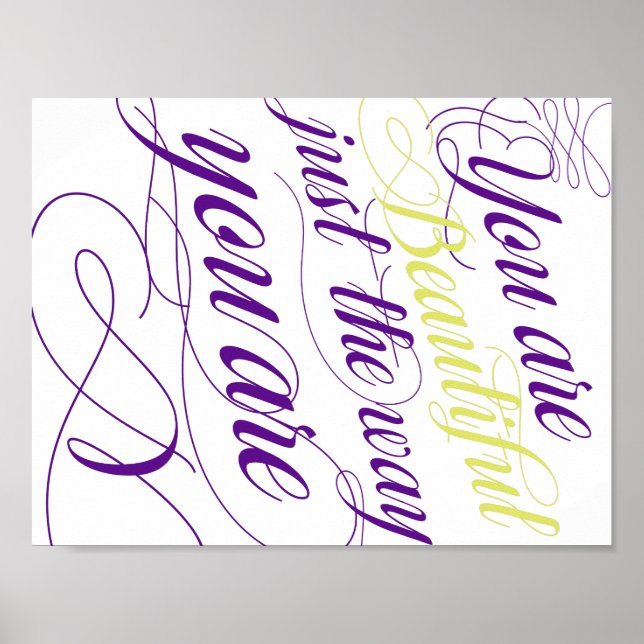 Beautiful Just the Way You Are Poster (Front)