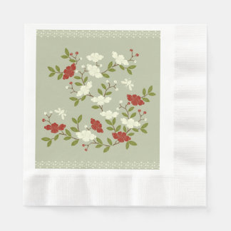 Beautiful K pattern 6 Napkins