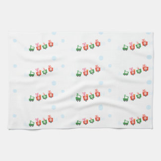 Beautiful K pattern Kitchen Towels