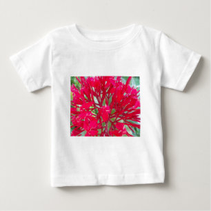 Beautiful Kaleidoscope of Colourful Red Milkweed  Baby T-Shirt