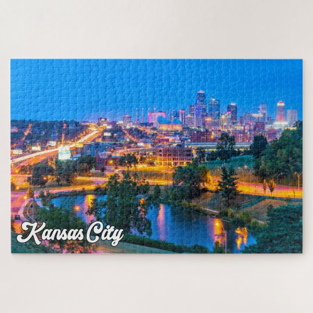 Beautiful Kansas City, Missouri, USA Jigsaw Puzzle (Horizontal)