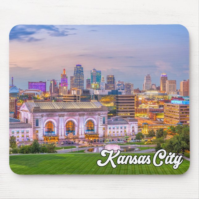 Beautiful Kansas City, Missouri, USA Mouse Mat (Front)