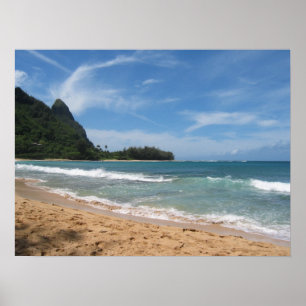 Beautiful Kauai beaches Poster