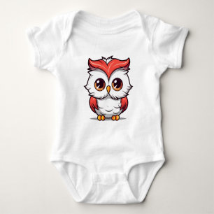 Beautiful Kawaii Style Owl Cartoon-77038 Baby Bodysuit
