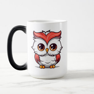 Beautiful Kawaii Style Owl Cartoon-77038 Magic Mug