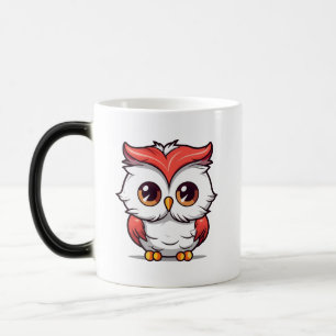 Beautiful Kawaii Style Owl Cartoon-77038 Two-Tone Magic Mug
