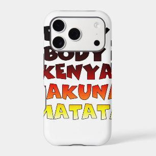 Beautiful Kenya Colourful Amazing Text Quote Desig