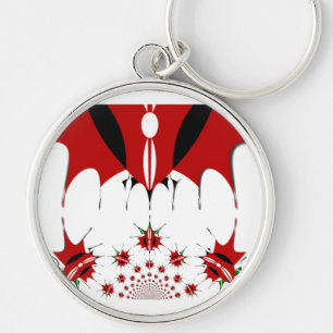 Beautiful Kenya Tapestry: Kenyan Flag Butterfly  Key Ring
