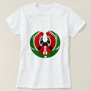 Beautiful Kenya Tapestry: Kenyan Flag Butterfly Mo T-Shirt