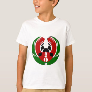 Beautiful Kenya Tapestry: Kenyan Flag Butterfly  T-Shirt