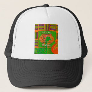 Beautiful Kenyan Yellow Rose Floral Graphic Design Trucker Hat