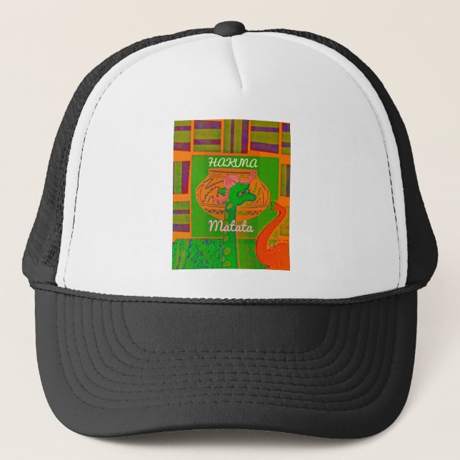 Beautiful Kenyan Yellow Rose Floral Graphic Design Trucker Hat (Front)