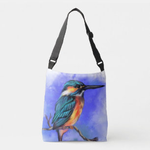 Beautiful Kingfisher Bird Crossbody Bag