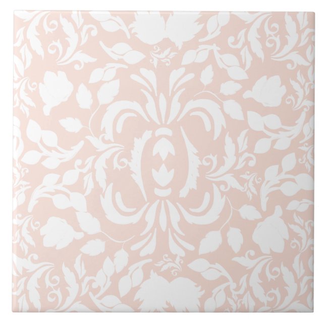 Beautiful kitchen decor William Morris pink white  Tile (Front)