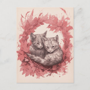 Beautiful kittens postcard