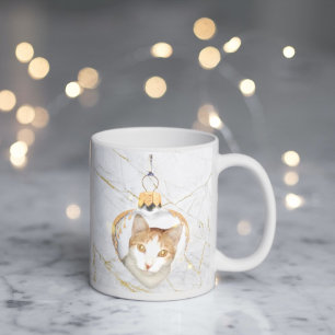 Beautiful kitty heart ornament COFFEE MUG