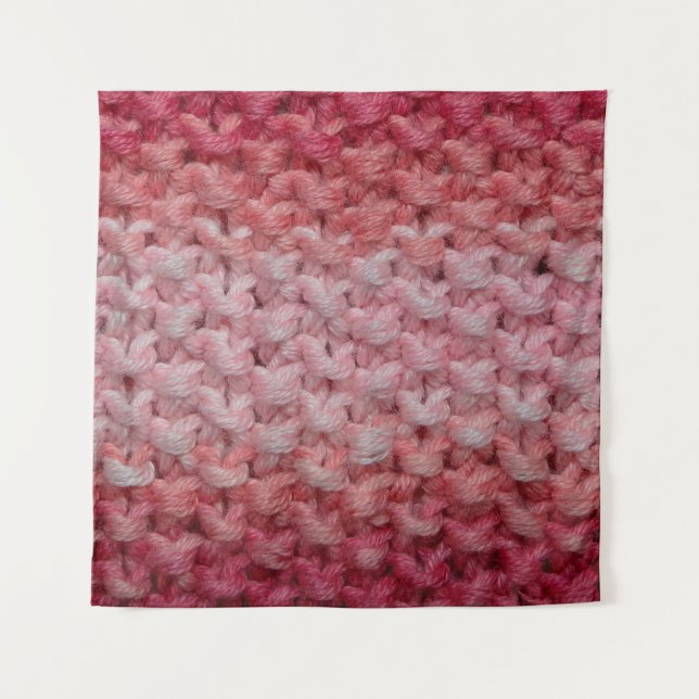  beautiful knit fabric with red and beige tones, c tapestry (Front)