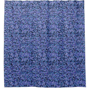 Beautiful , knitting pattern , knitted , blue and  shower curtain