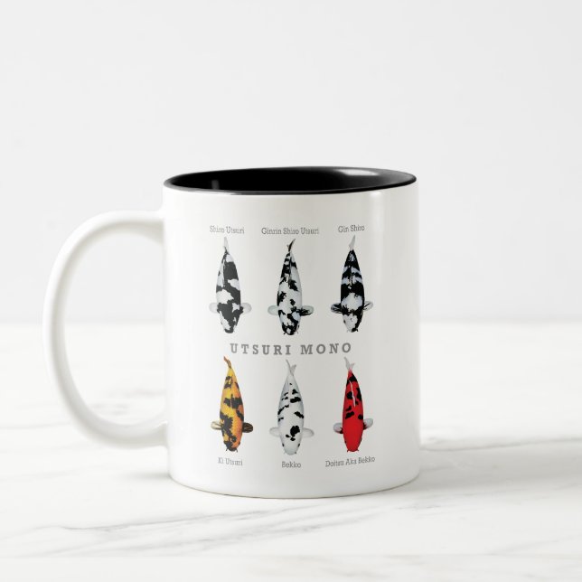 Beautiful Koi Fish Mug – Elegant & Unique Gift (Left)